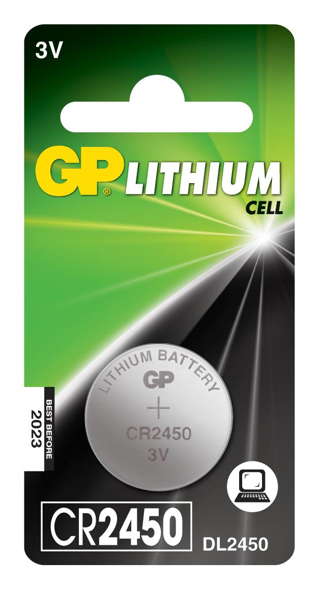 Gp Batteries Gppbl2450052 Battery, Lithium, 3V, 600Mah