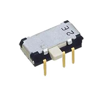 NIDEC Components Cms-2212C Slide Switch, Dpdt, 0.1A, 12Vdc, Smd