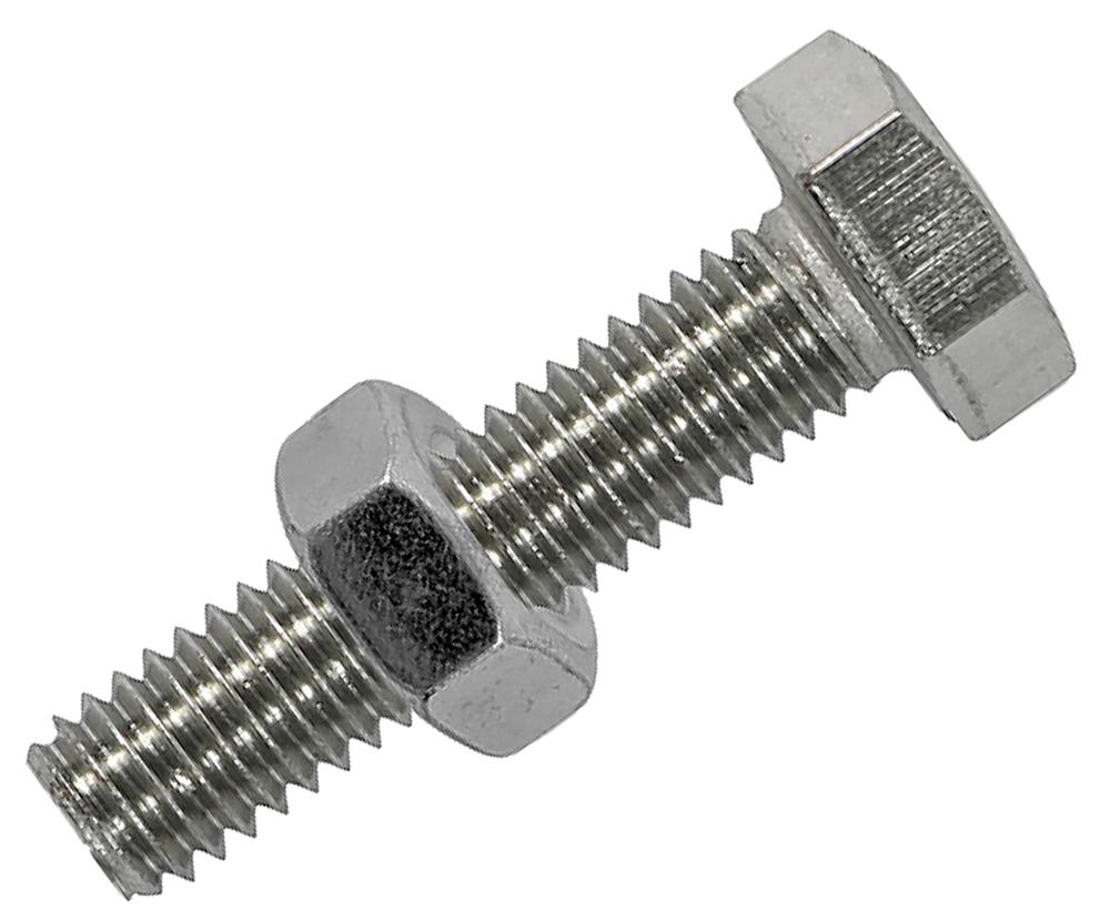 Timco S1240Ssp Set Screw & Nut S/steel - M12X40mm (2Pk)