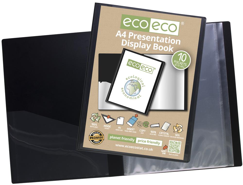 Eco-Eco Eco042 A4 10 Pocket Display Book