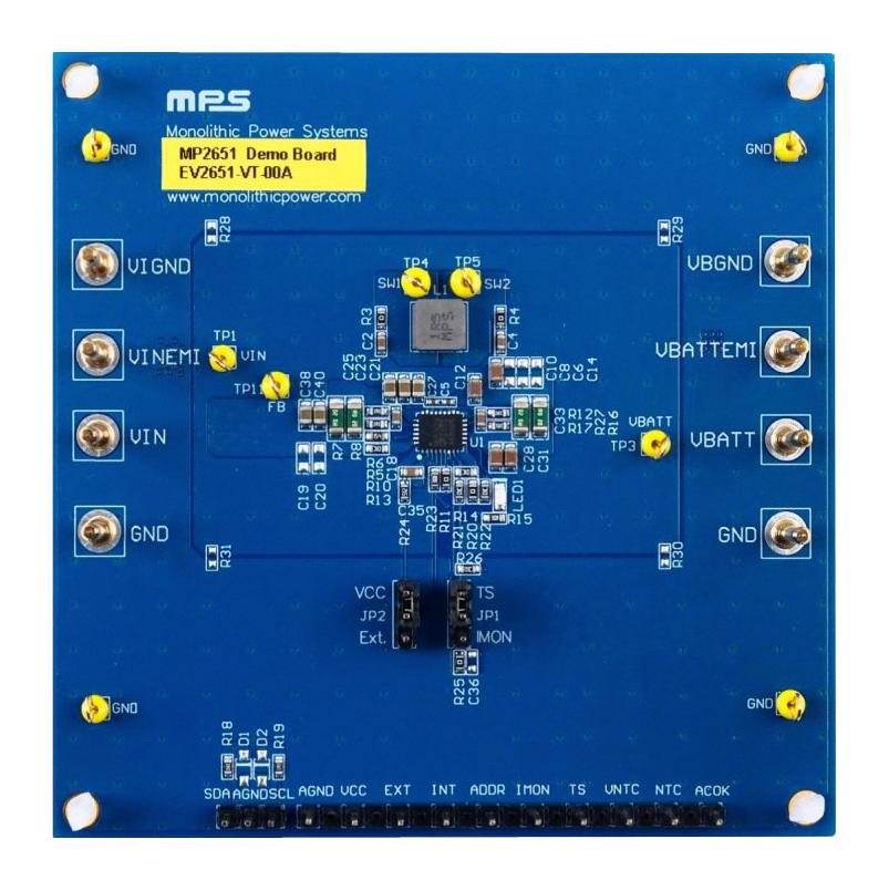 Monolithic Power Systems (Mps) Ev2651-Vt-00A Eval Board, Battery Cell Controller