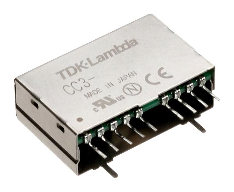 TDK-Lambda Cc3-2412Df-E Dc-Dc Converter, 2 O/p, 12V, 0.125A