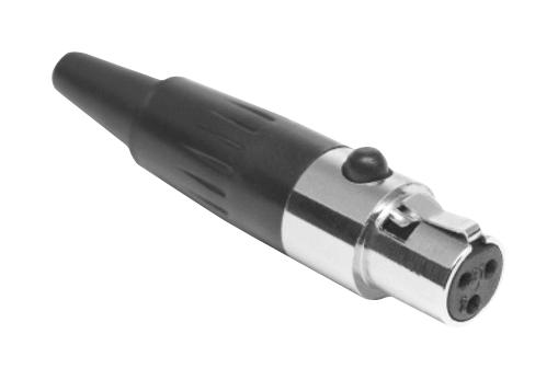 Amphenol Sine/tuchel Ag4F Xlr Connector, Rcpt, 4Pos, Cable