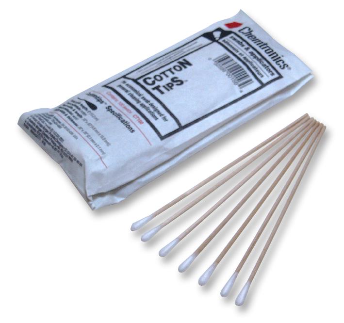 Chemtronics Ct100 Cottontips (100 Per Pack)