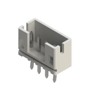 Edac 140-504-415-001. Pin Header Connector, Brass, 4Pos, 1Row, 2mm