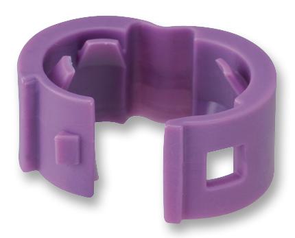 Panduit Pcbandvl-Q Cable Clip, Patch Cord, Violet, Pk25