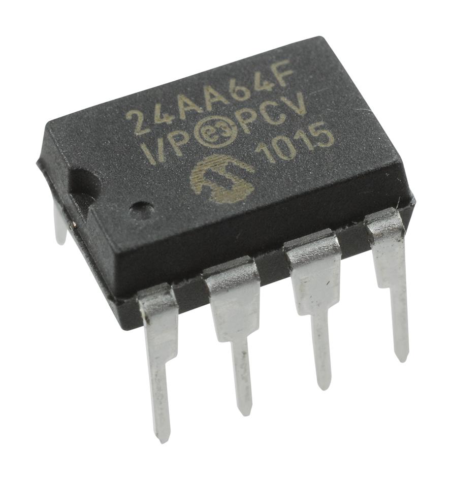 Microchip Technology Technology 24Aa64F-I/p Eeprom, 64Kbit, -40 To 85Deg C
