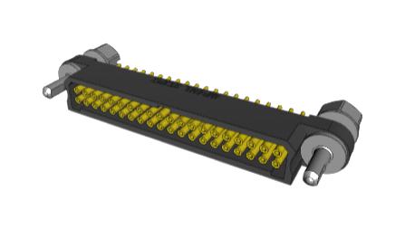 Amphenol SoCapacitorex Mhdas2F040Yde10 Pcb Receptacle, Btb, 40Pos, 2Row, Th