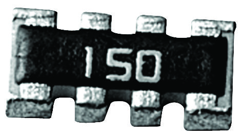 YAGEO Yc164-Jr-0775Rl. Resistor, Isolated Array, 4Resistor, 75 Ohm 5%, Smd