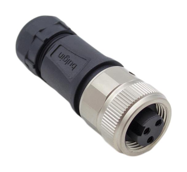 Bulgin Pxptpu78Fbf03Astm22 Sensor Connector, 7/8