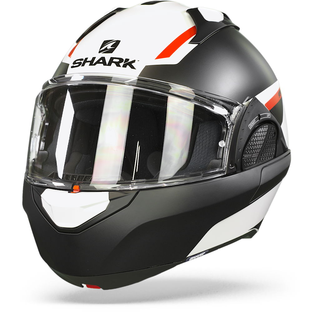 Shark Evo GT Sean WKR White Black Red Modular Helmet S