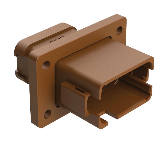 Amphenol Sine/tuchel At04-12Pd-Bl05 Housing, Rcpt, 12Pos, Plastic, Brown