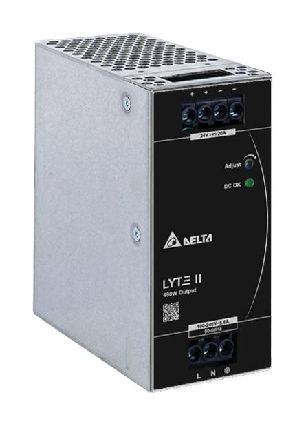 Delta Electronics/power Drl-24V480W1En Power Supply, Ac-Dc, 24Vdc, 20A