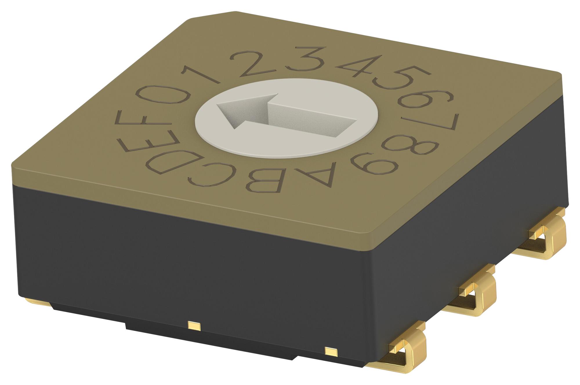 Alcoswitch / Te Connectivity Mrssv0Dc16Smjtr Rotary Coded Sw, 16Pos, 0.02A/20V, Smd