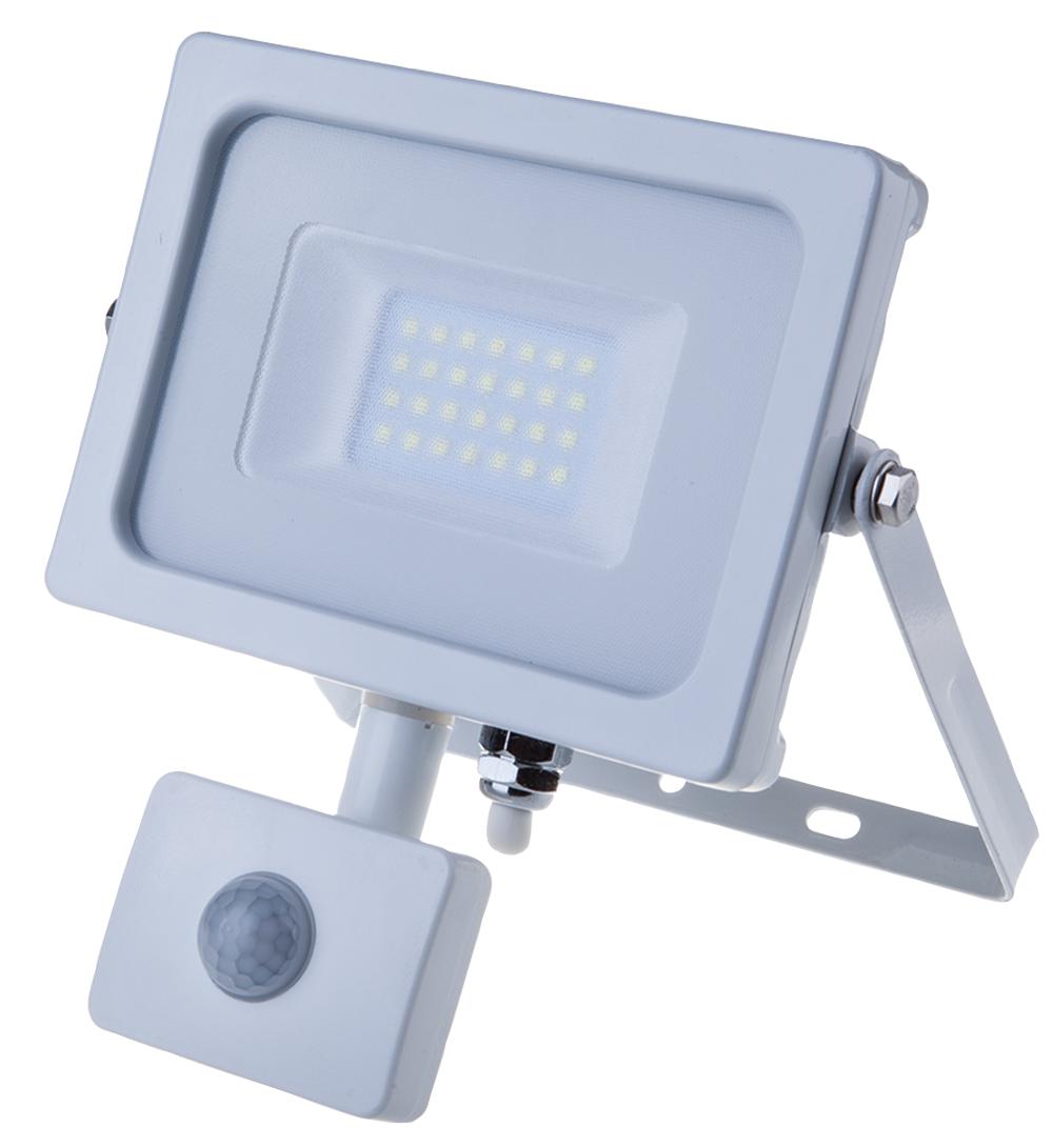 V-Tac 450 Vt-20-S 20W Pir Sensor Floodlight 6400K White