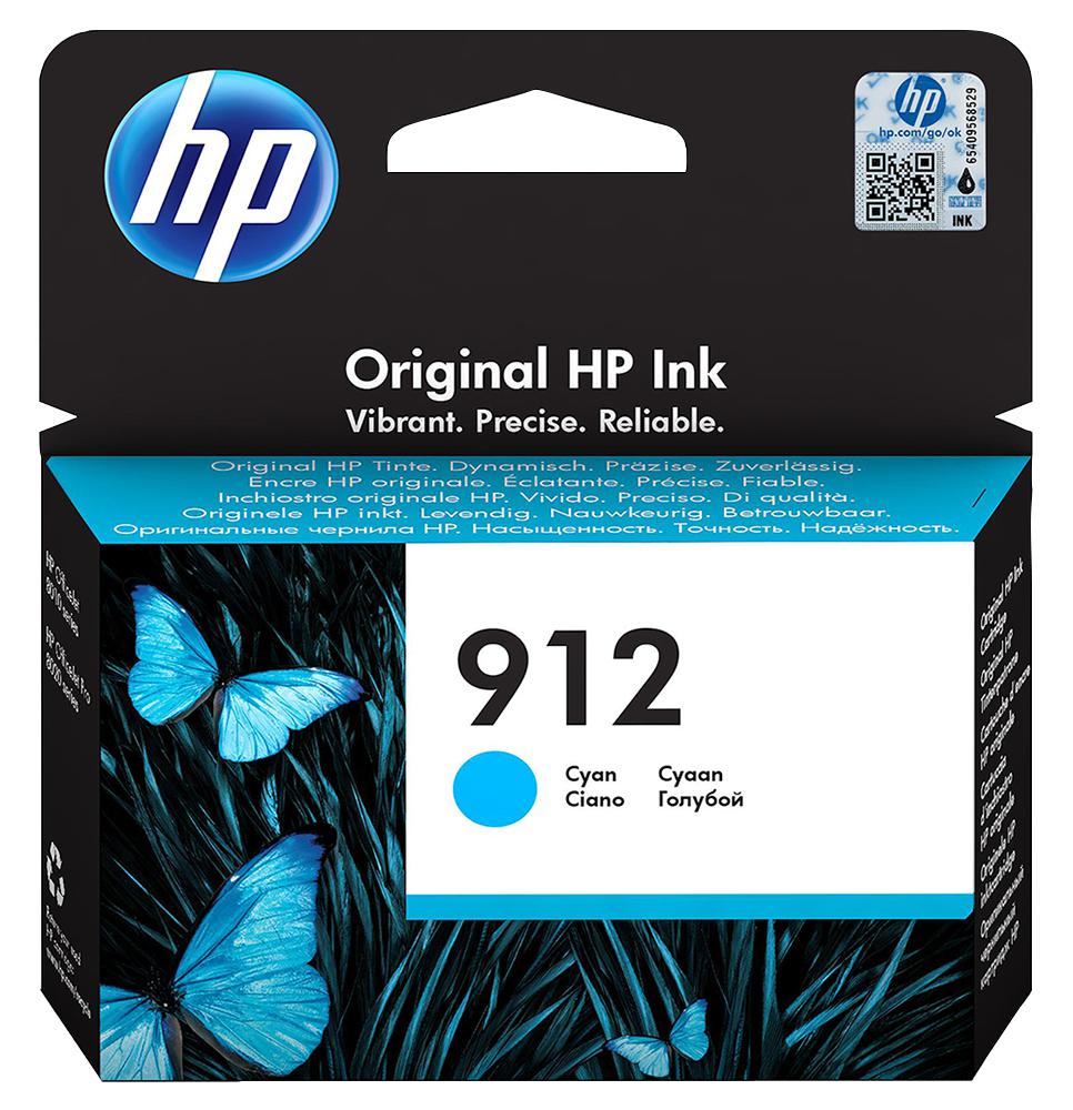 Hewlett Packard 3Yl77Ae Ink Cart, 3Yl77Ae, No 912 Cyan