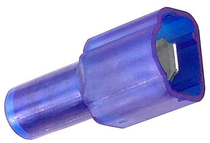 Amp Connectors / Te Connectivity 3-521057-2 Terminal, Male Disconnect, 0.25In, Blue