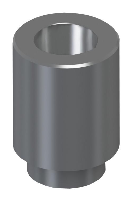 Keystone 4887 Spacer, Swage Round, Steel, 4.7mm