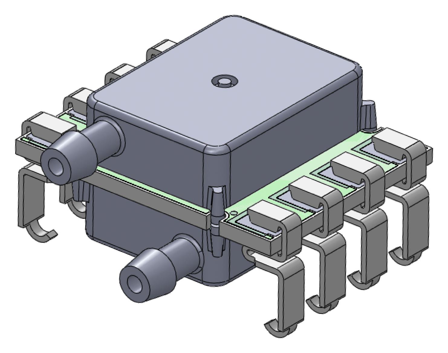 Amphenol All Sensors Elvh-005D-Hrrj-C-N2A4 Pressure Sensor, 5Psi, Differential, I2C