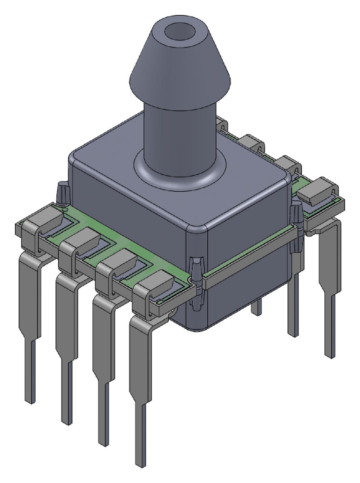 Amphenol All Sensors Elvh-015D-Hand-C-P2A4 Pressure Sensor, 15Psi, Diff, I2C