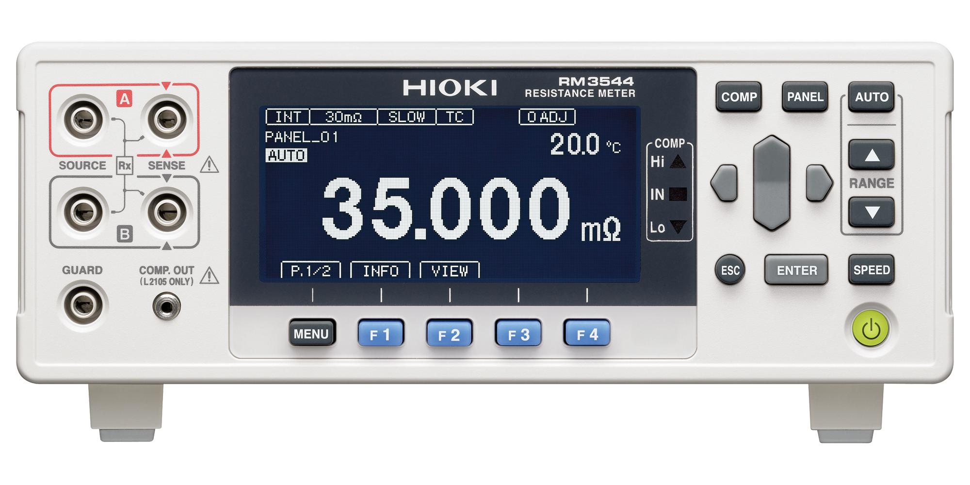 Hioki Rm3544-01 Resistance Meter, 0.02%, 3.5M Ohm