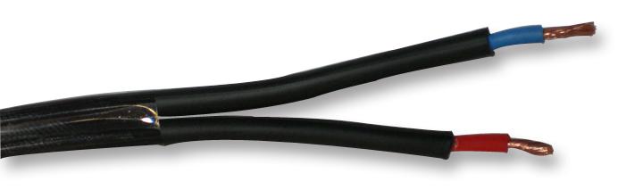 Staubli 60.7453-21 Cable, 2Core, Pvc, Black, 0.75mm2, 25M