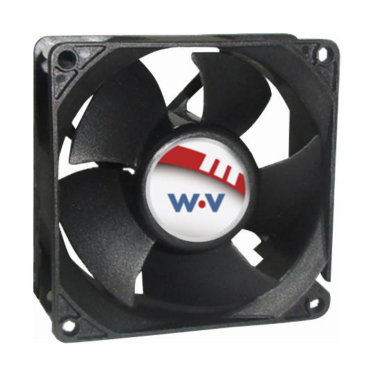 Wakefield Thermal Dc0803212U2B-2T0 Axial Fan, 80mm, 12Vdc, 86.7Cfm, 54Dba