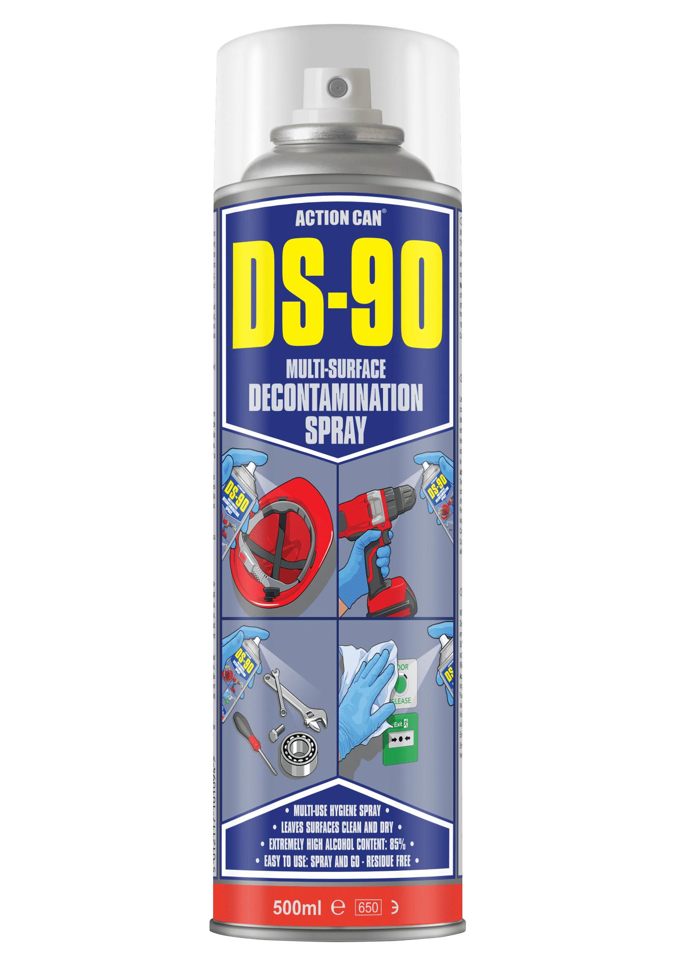 Action Can Ds-90, 500Ml Cleaner, Aerosol, 500Ml