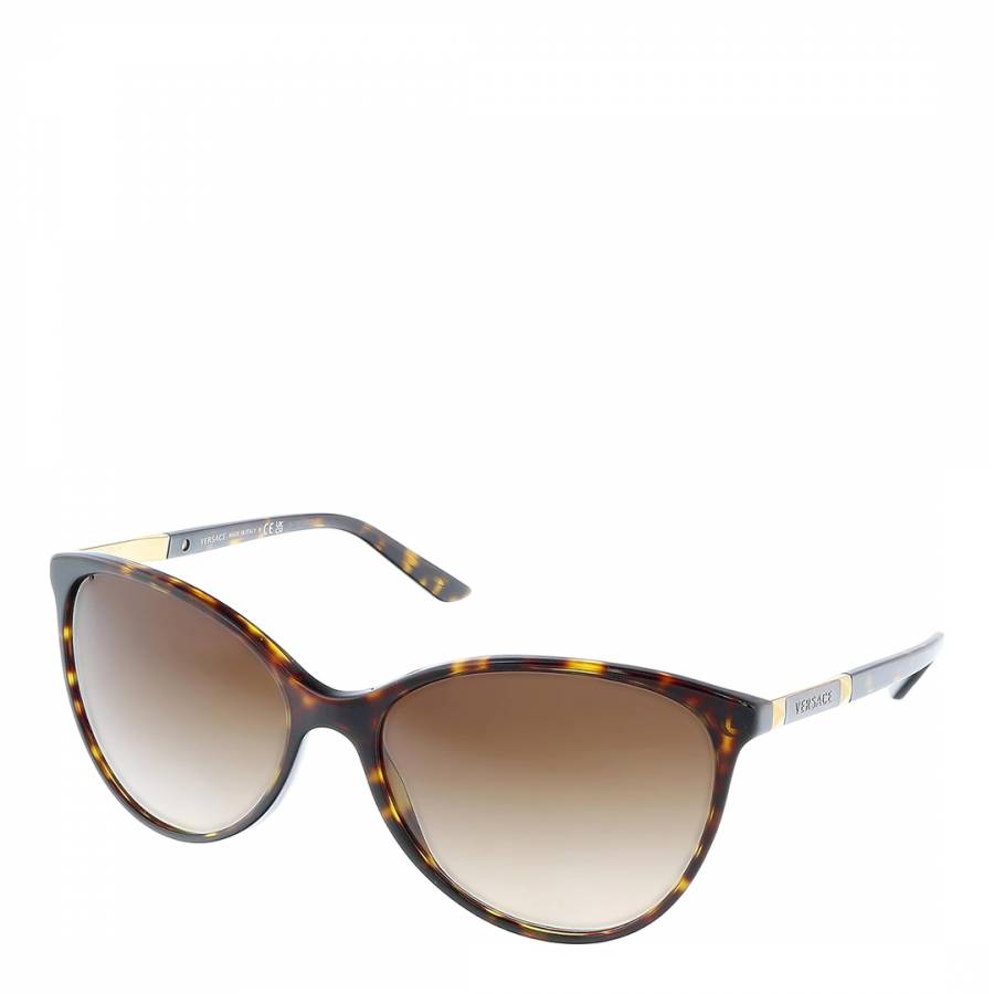 Women's Brown Versace Sunglasses 58mm