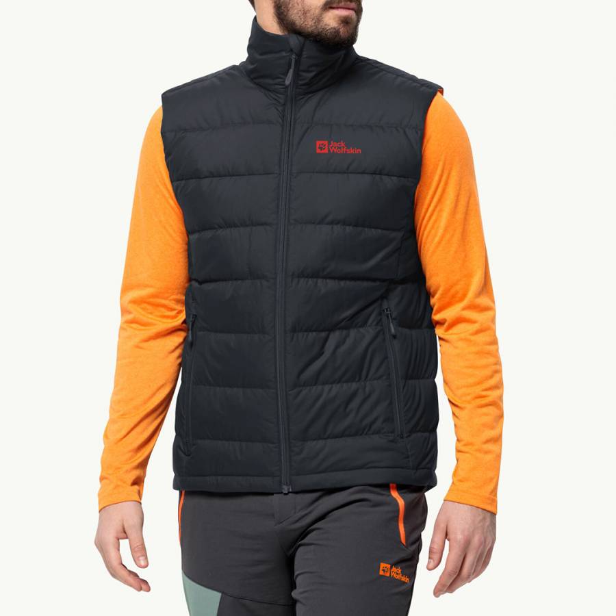 Charcoal Ather Down Vest