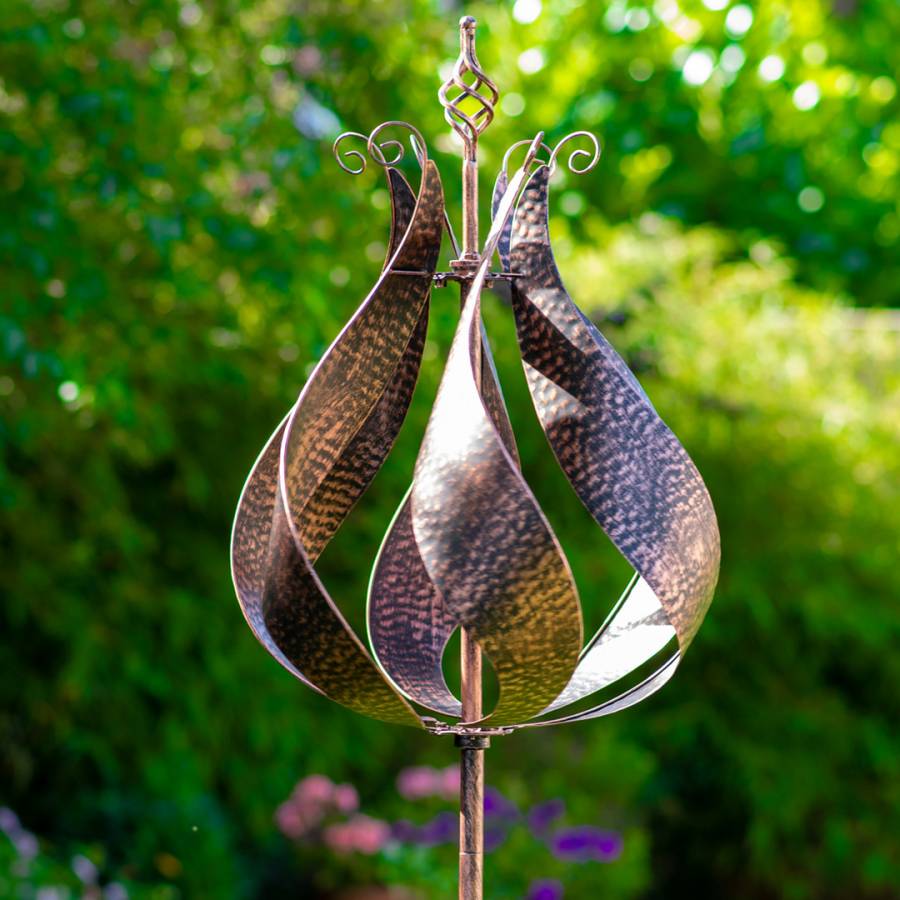 Brushed Copper Blenheim Wind Sculpture