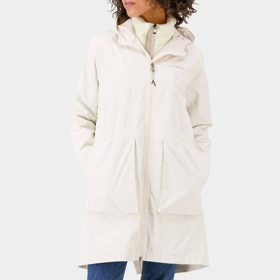 Cream Waterproof Bella Parka