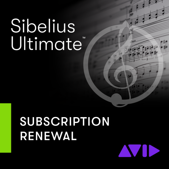 AVID Sibelius Ultimate TEAM Subscription RENEWAL (Digital product)