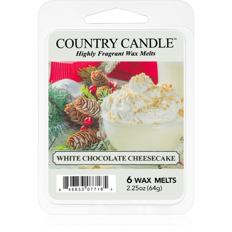 Country Candle White Chocolate Cheesecake wax melt 64 g