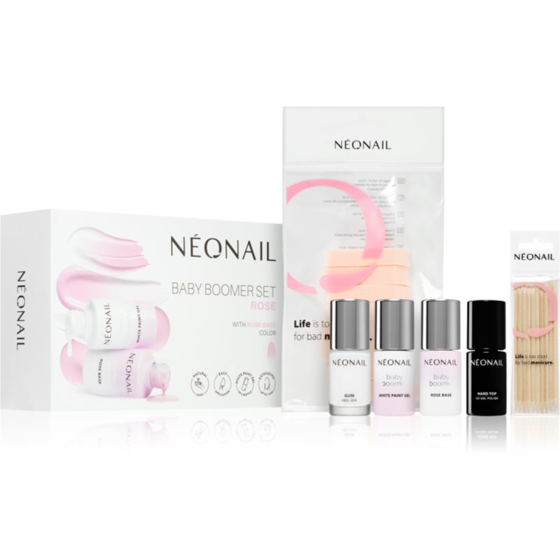 NEONAIL Baby Boomer Set set for the perfect manicure shade Rose 1 pc