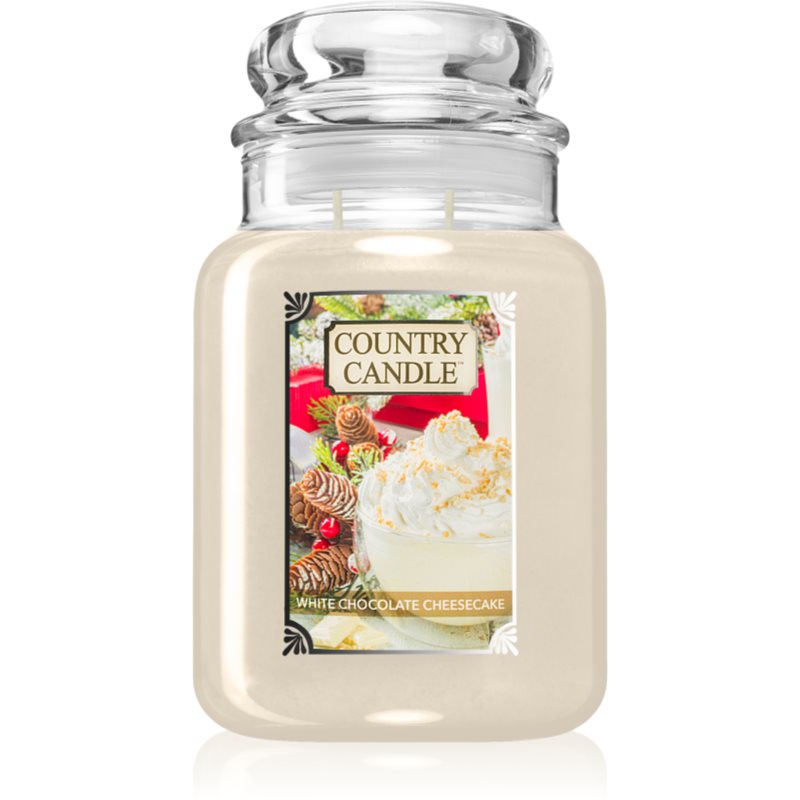 Country Candle White Chocolate Cheesecake scented candle 737 g