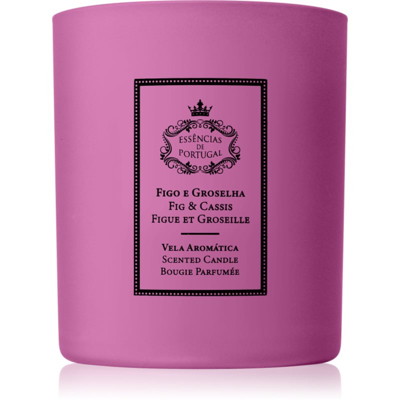 Essencias de Portugal + Saudade Natura Fig & Cassis scented candle 180 g