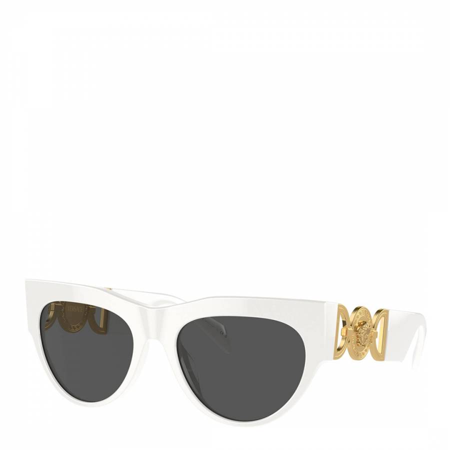 Women's White Versace Sunglasses 56mm