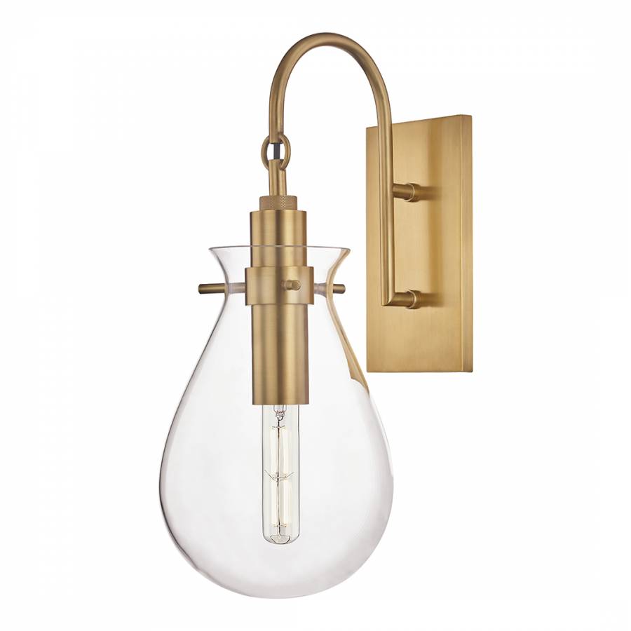 Ivy 1 Light  Wall Sconce Gold