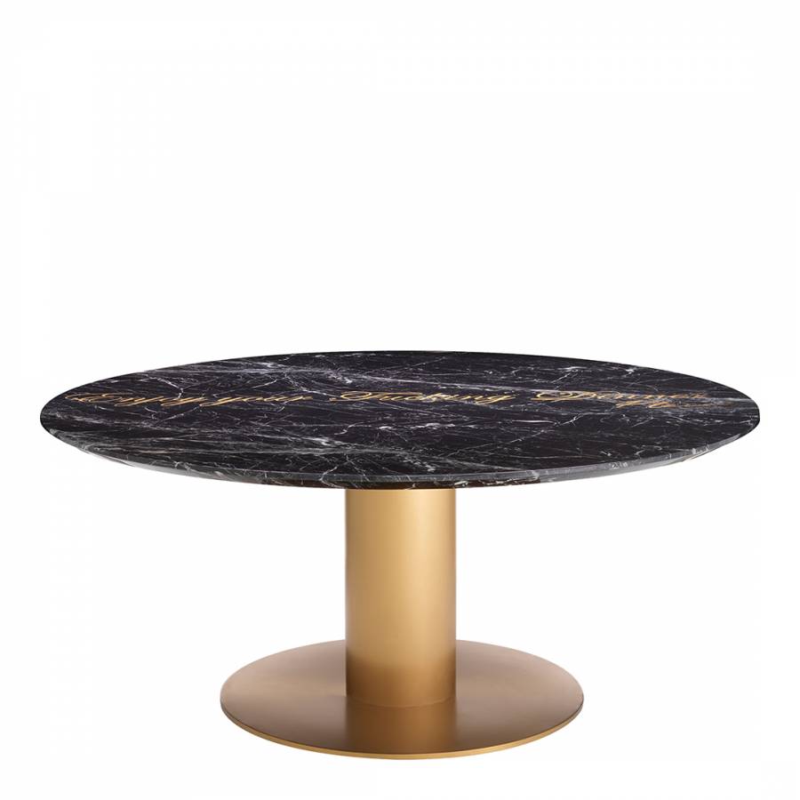 The Enjoy Dining Table Black & Gold
