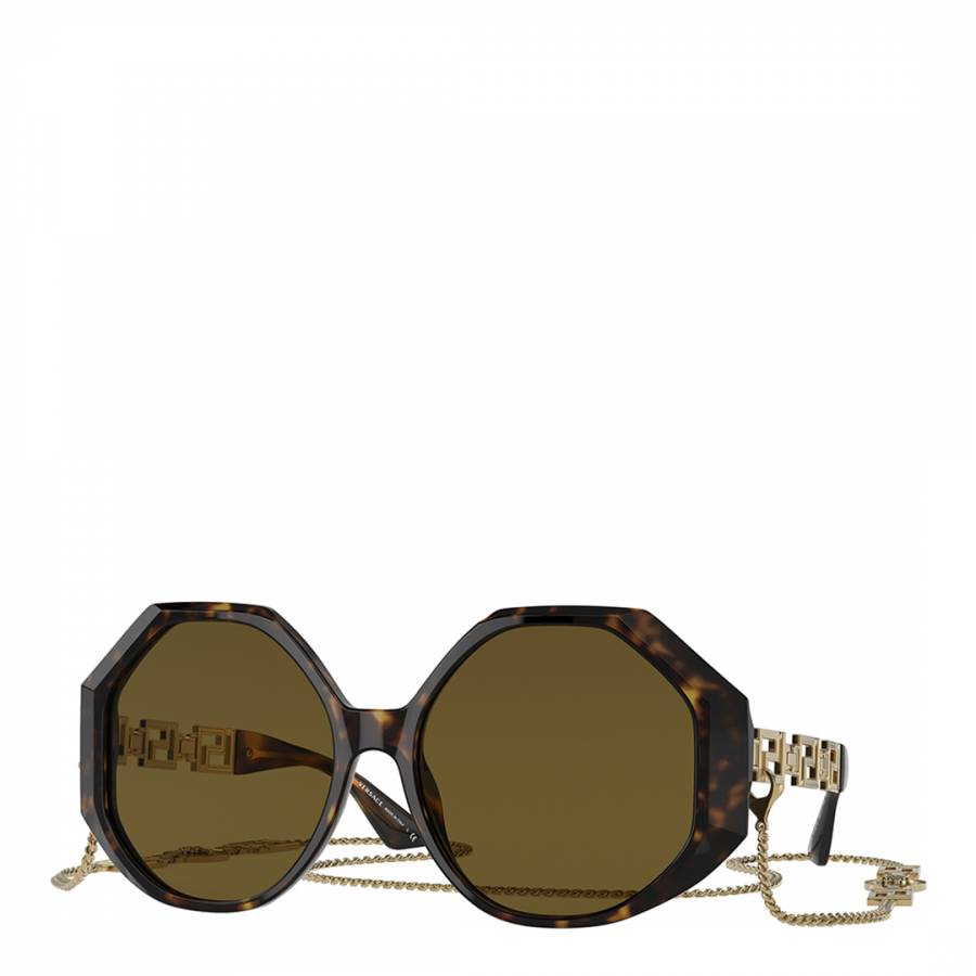 Women's Brown Versace Sunglasses 59mm