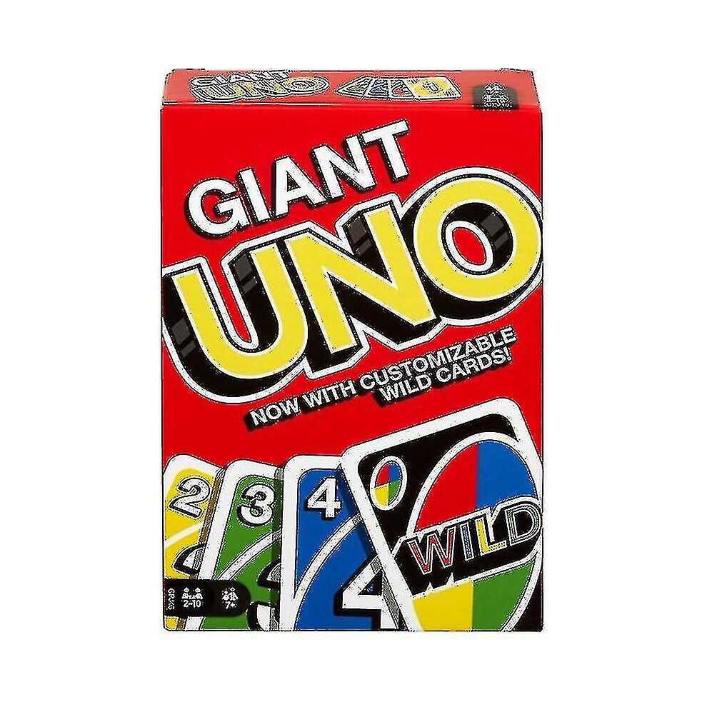 Uno Giant Family Card Game With Oversized Cards Card Game For 2-10 Players Home Party