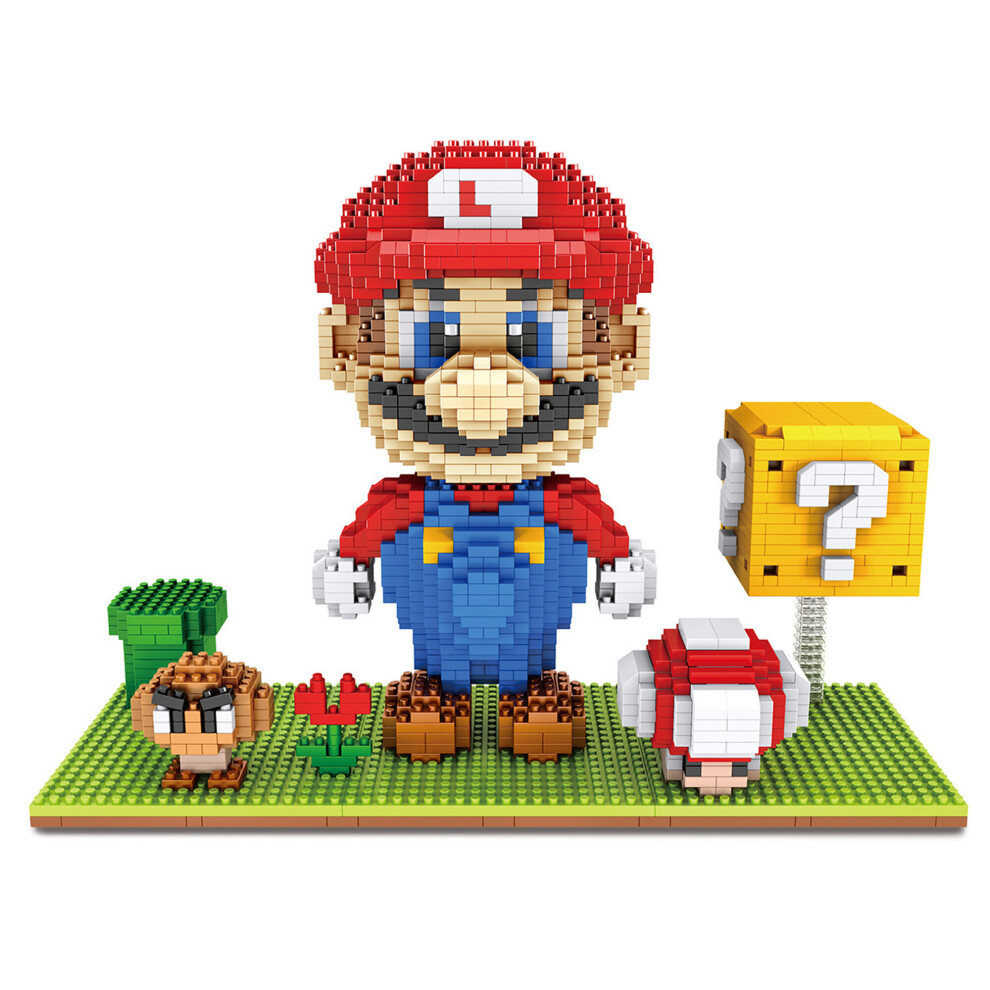 (Style # A-2000PCS) Super Mario  Building Blocks Puzzle Micro 3D Figures Brick Toys