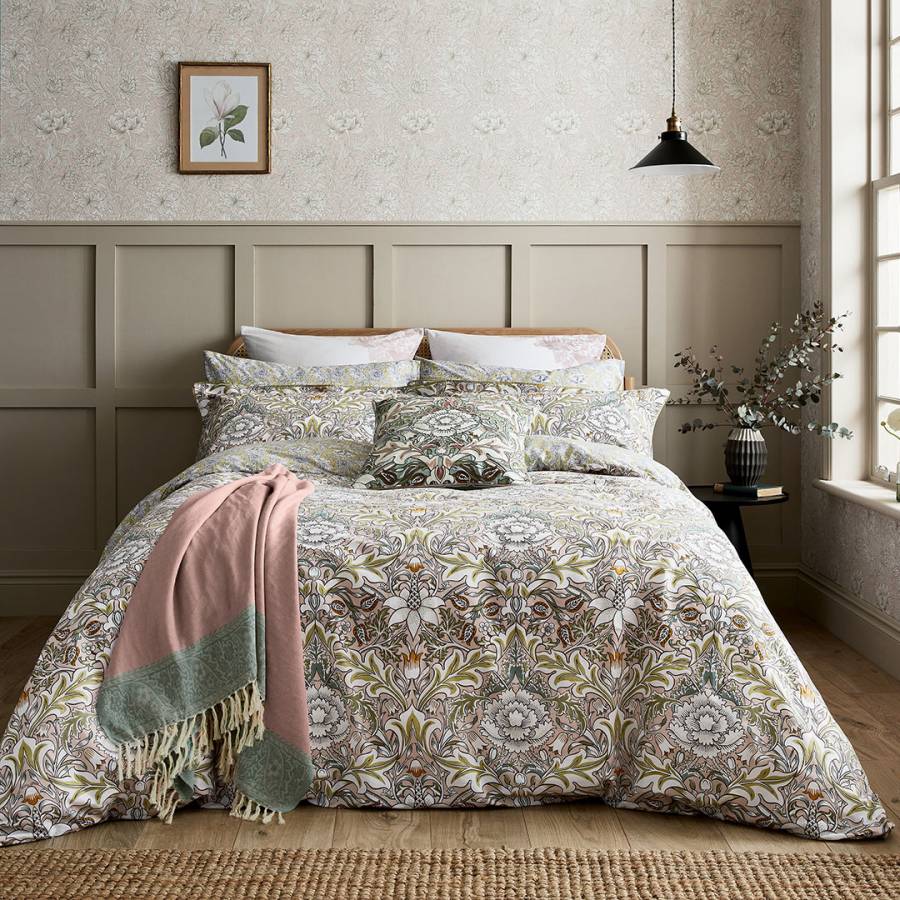 Severne Single Duvet Cover Cochineal Pink
