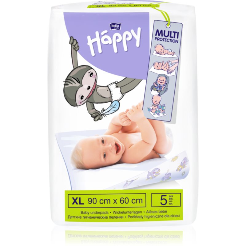 BELLA Baby Happy Size XL disposable changing mats 90x60 cm 5 pc