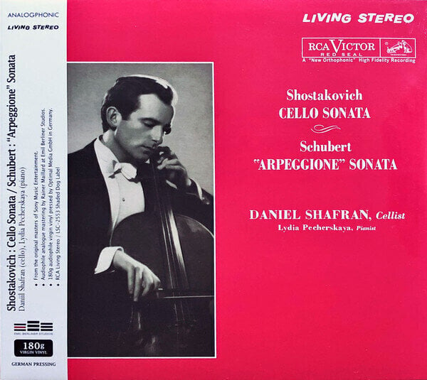 Daniel Shafran - Shostakovich: Cello Sonata/ Schubert: Arpeggione Sonata (200g)