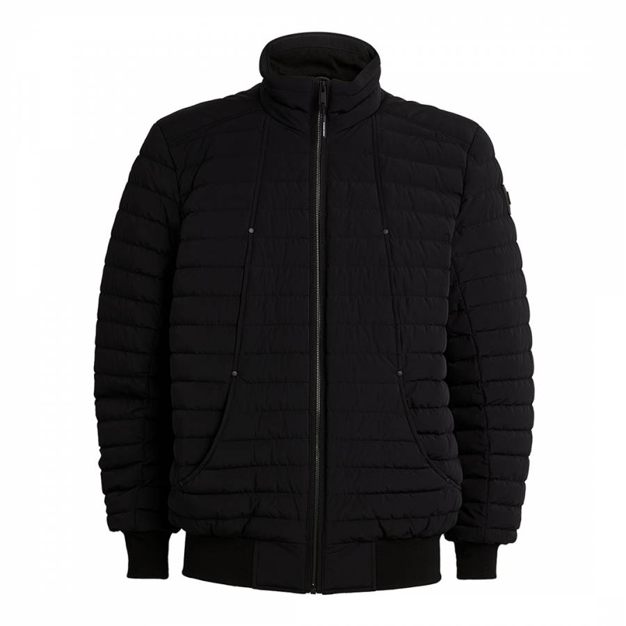 Black Keap Cotton Bomber Jacket