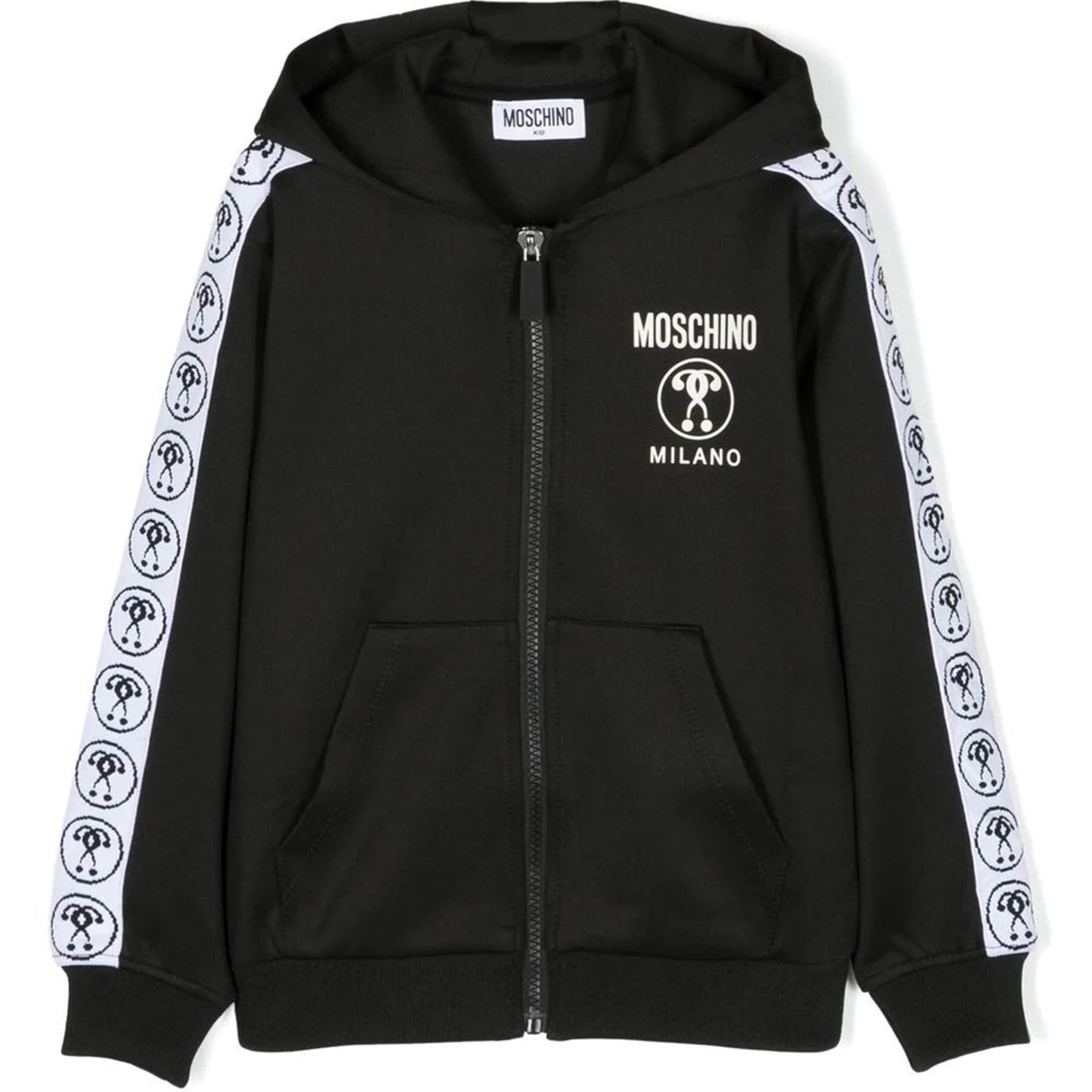 ZIP Sweatshirt/hood 8A Black