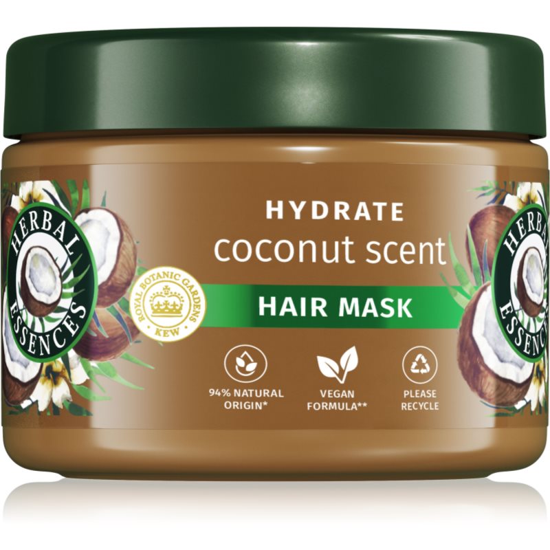 Herbal Essences Coconut Scent Hydrate hair mask with nourishing and moisturising effect 300 ml