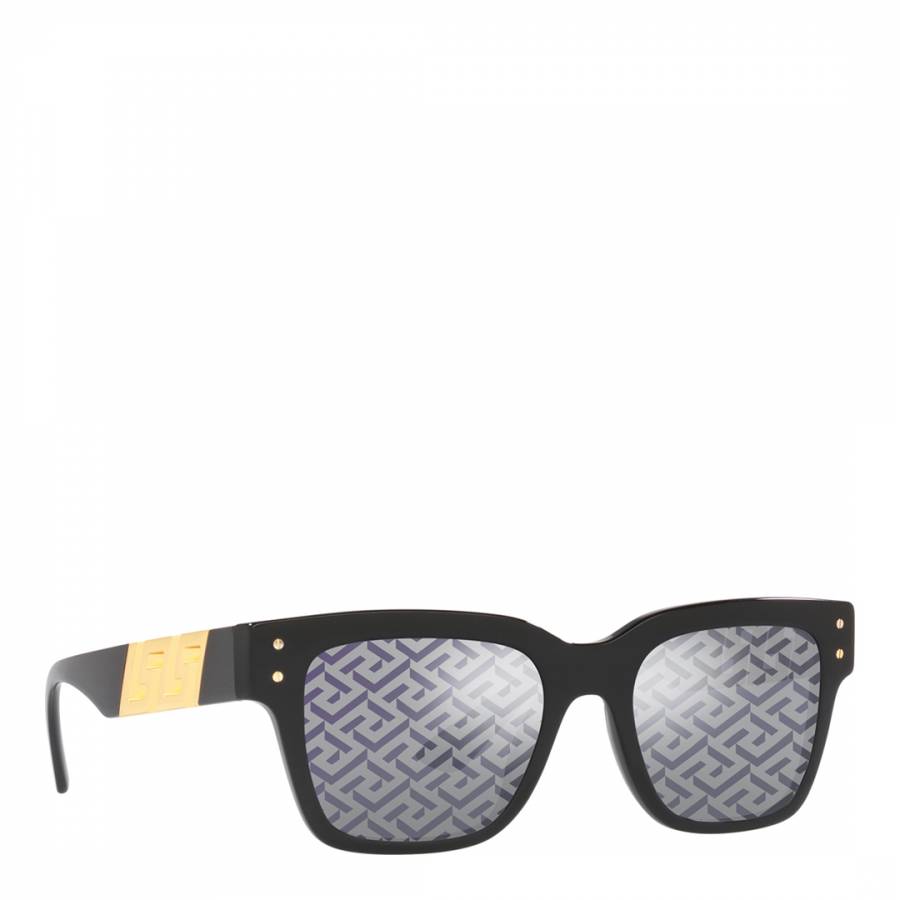 Men's Black Versace Sunglasses 52mm